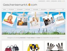 Tablet Screenshot of geschenkemarkt.com